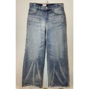 Pilcro and the Letterpress Jeans Wide Leg Front Pockets Size 29T Tall